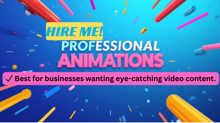 2146I can Create 2D or 3D animations for ads, intros, or explainers